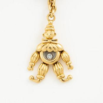 Chopard armband med berlocker 18K guld med runda briljantslipade diamanter.