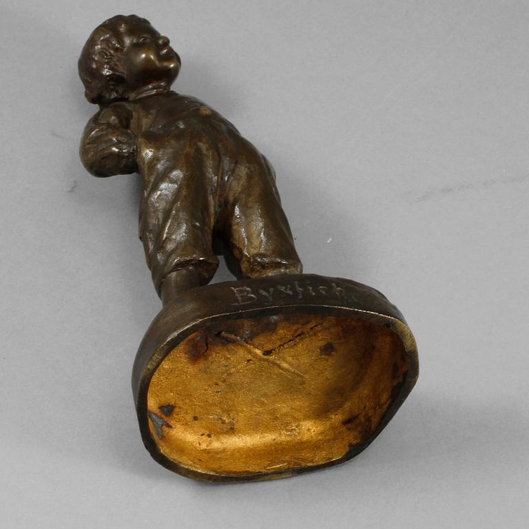 LENA BÖRJESON, skulptur, brons, signerad.