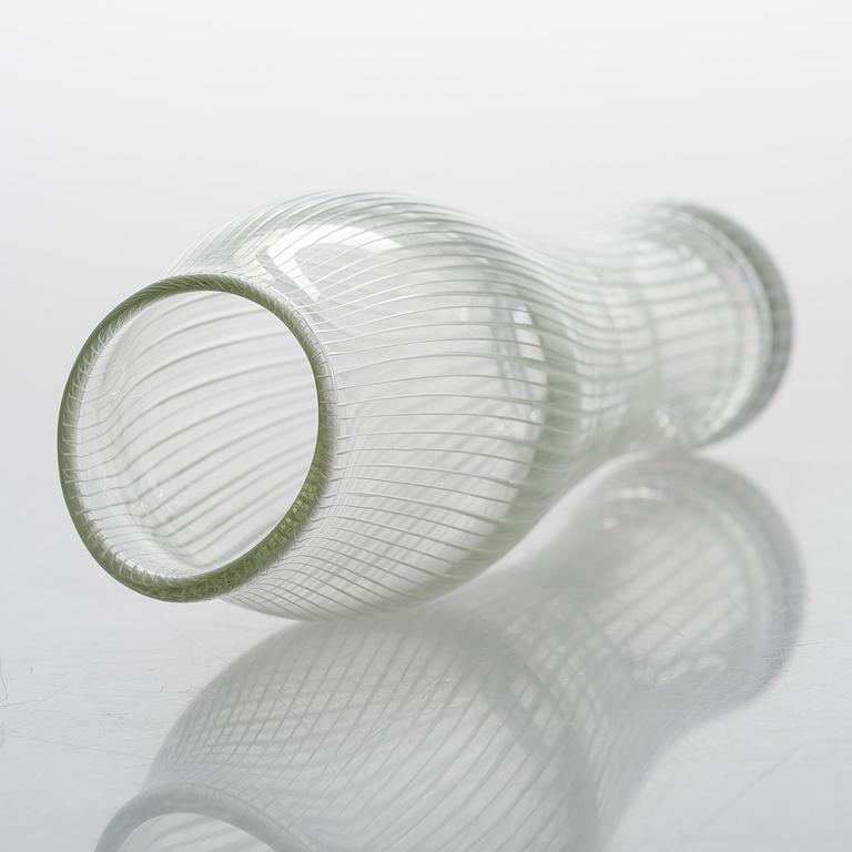TAPIO WIRKKALA, A 'Foal leg' glass vase, signed Tapio Wirkkala, Iittala.