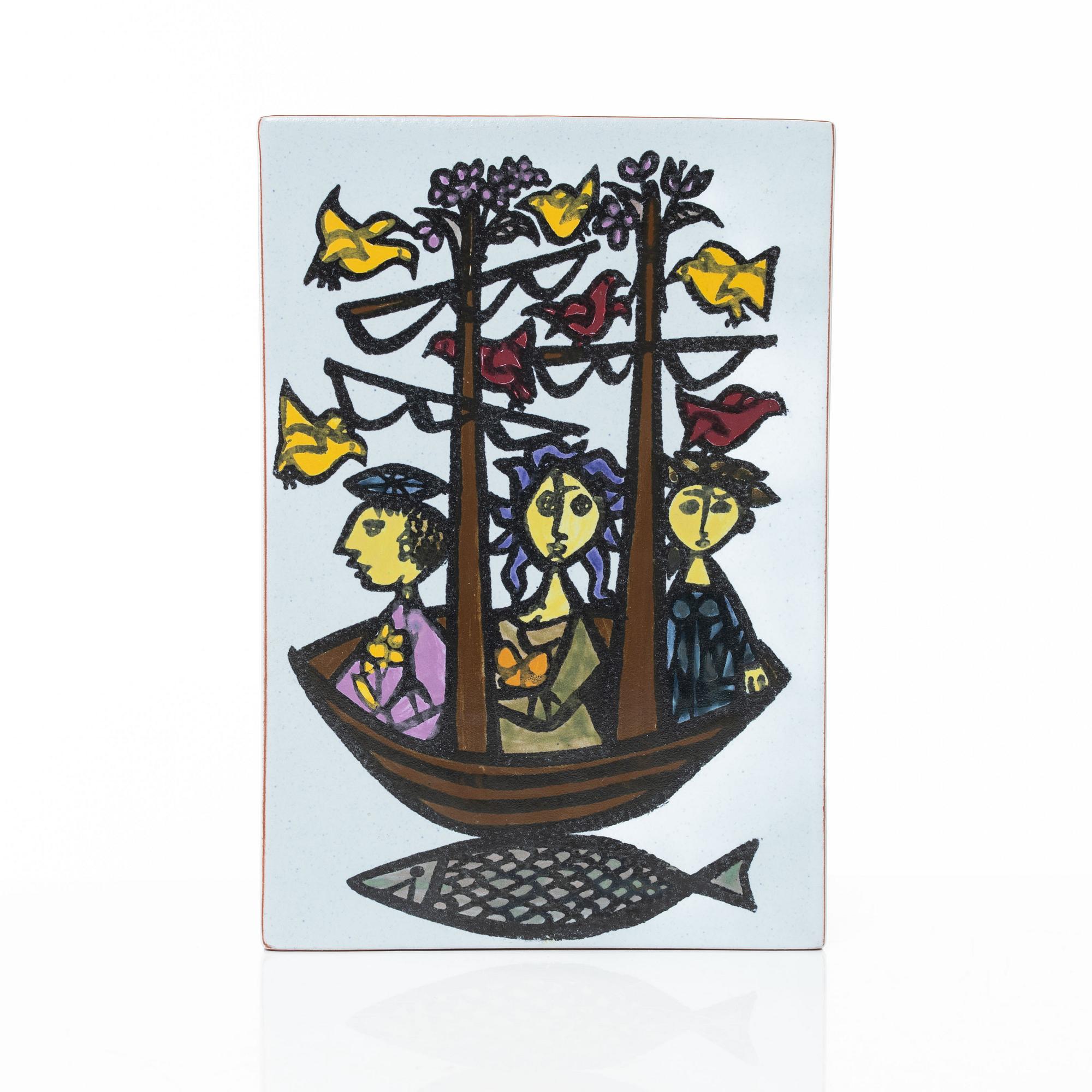 Stig Lindberg, vas, "Karneval", Gustavsberg studio, 1958-62.