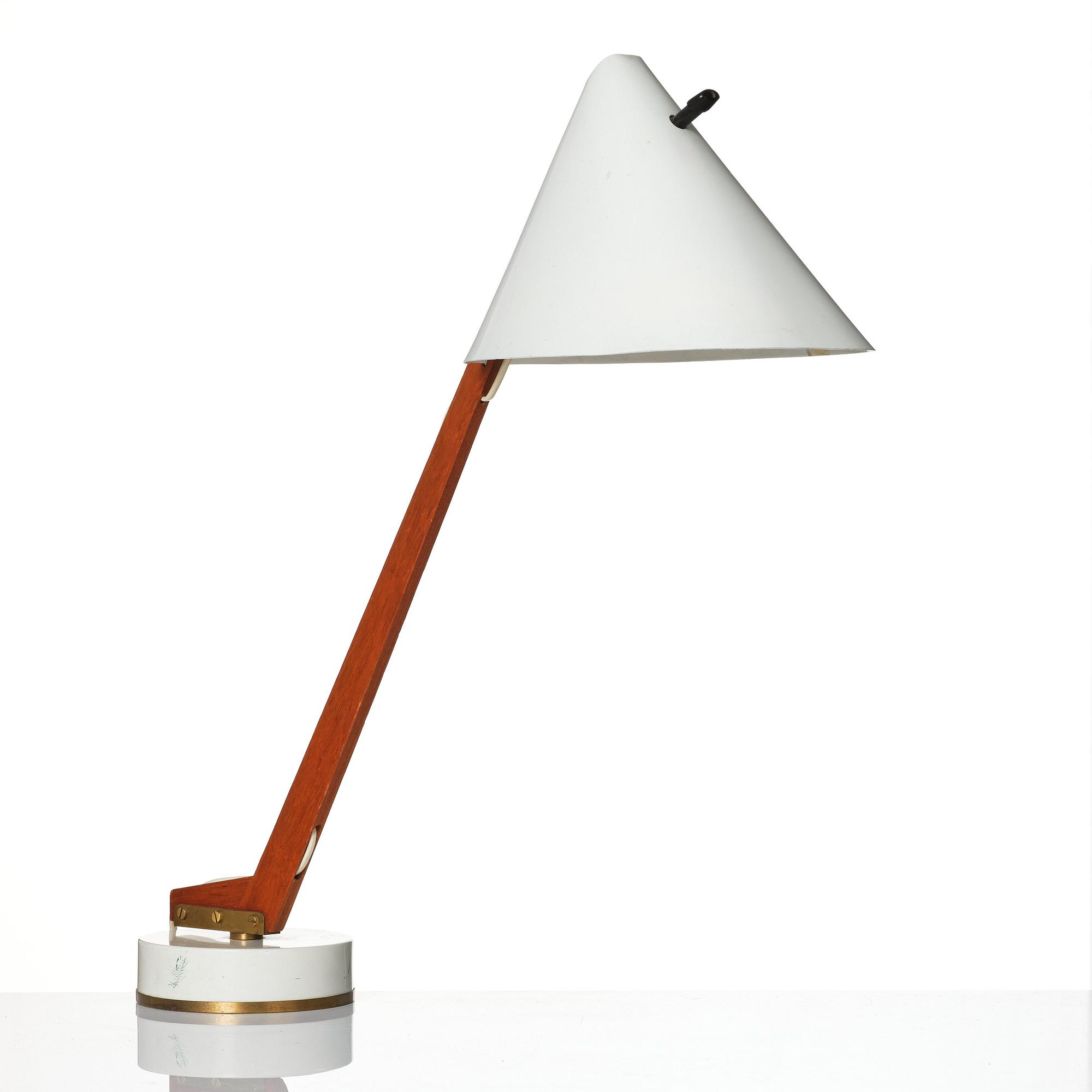 Hans-Agne Jakobsson, skrivbordslampa, "B 54", Hans-Agne Jakobsson AB, Markaryd 1950-tal.