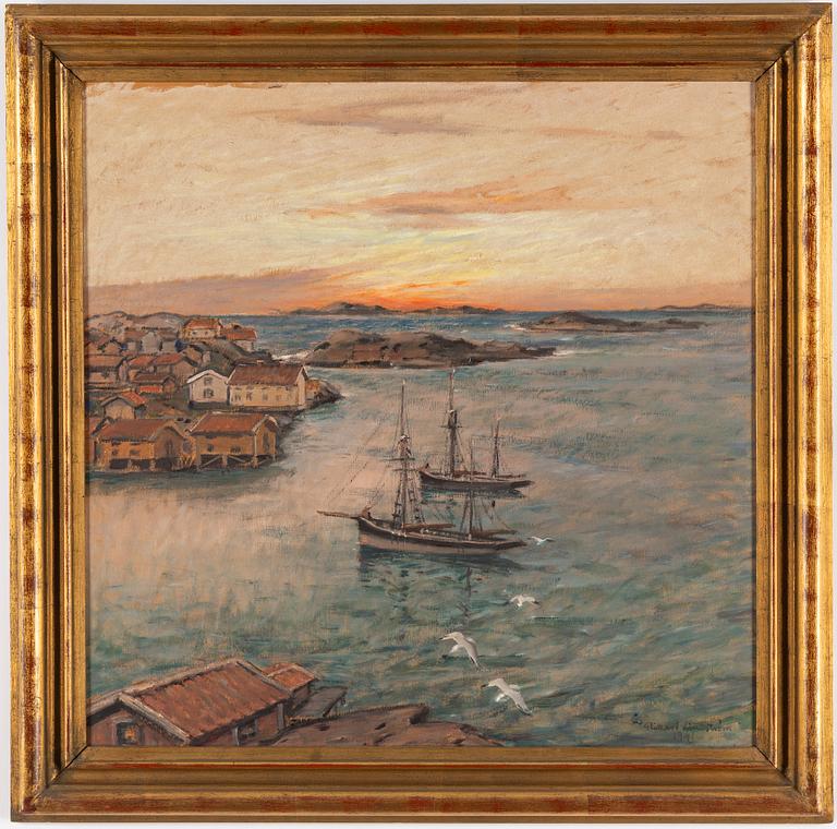 RIKARD LINDSTRÖM, mixed media signed and dated 1941.