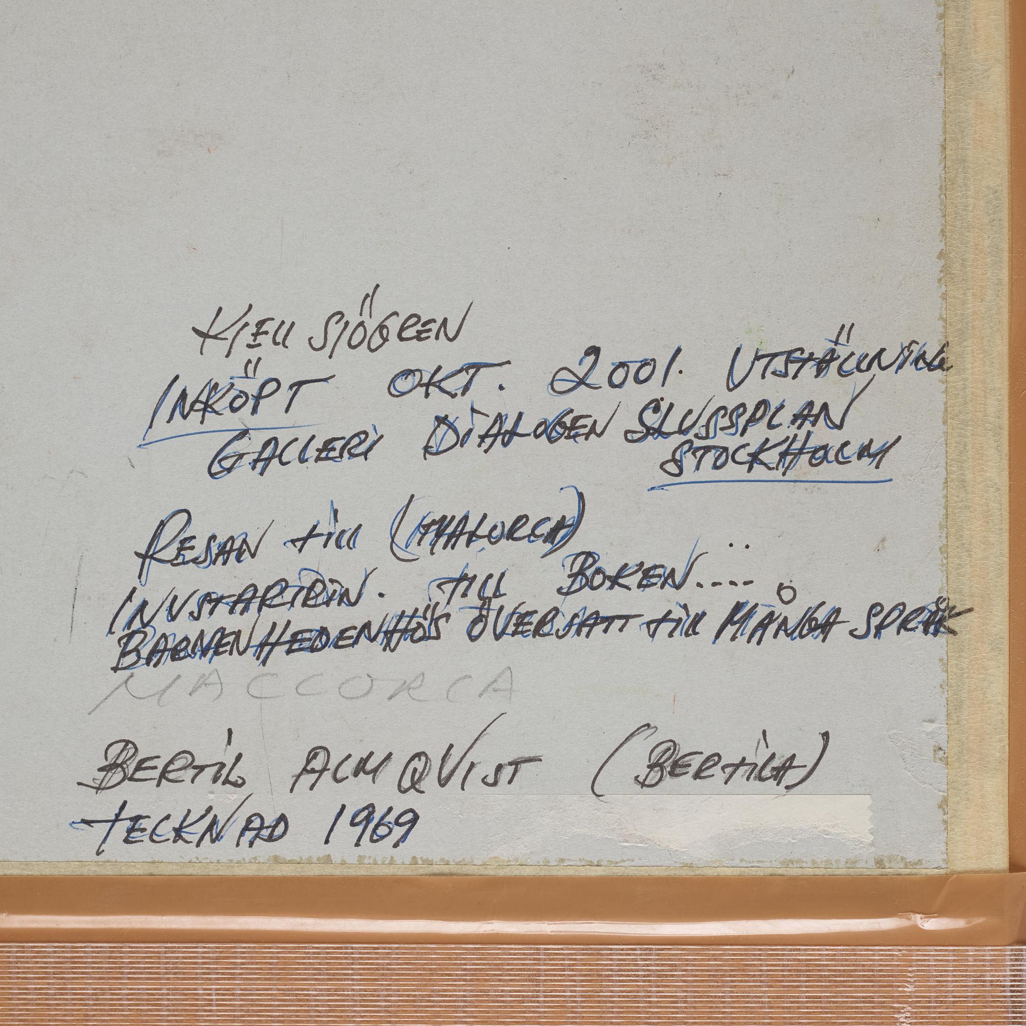 Bertil Almqvis, "Resan till Mallorca".