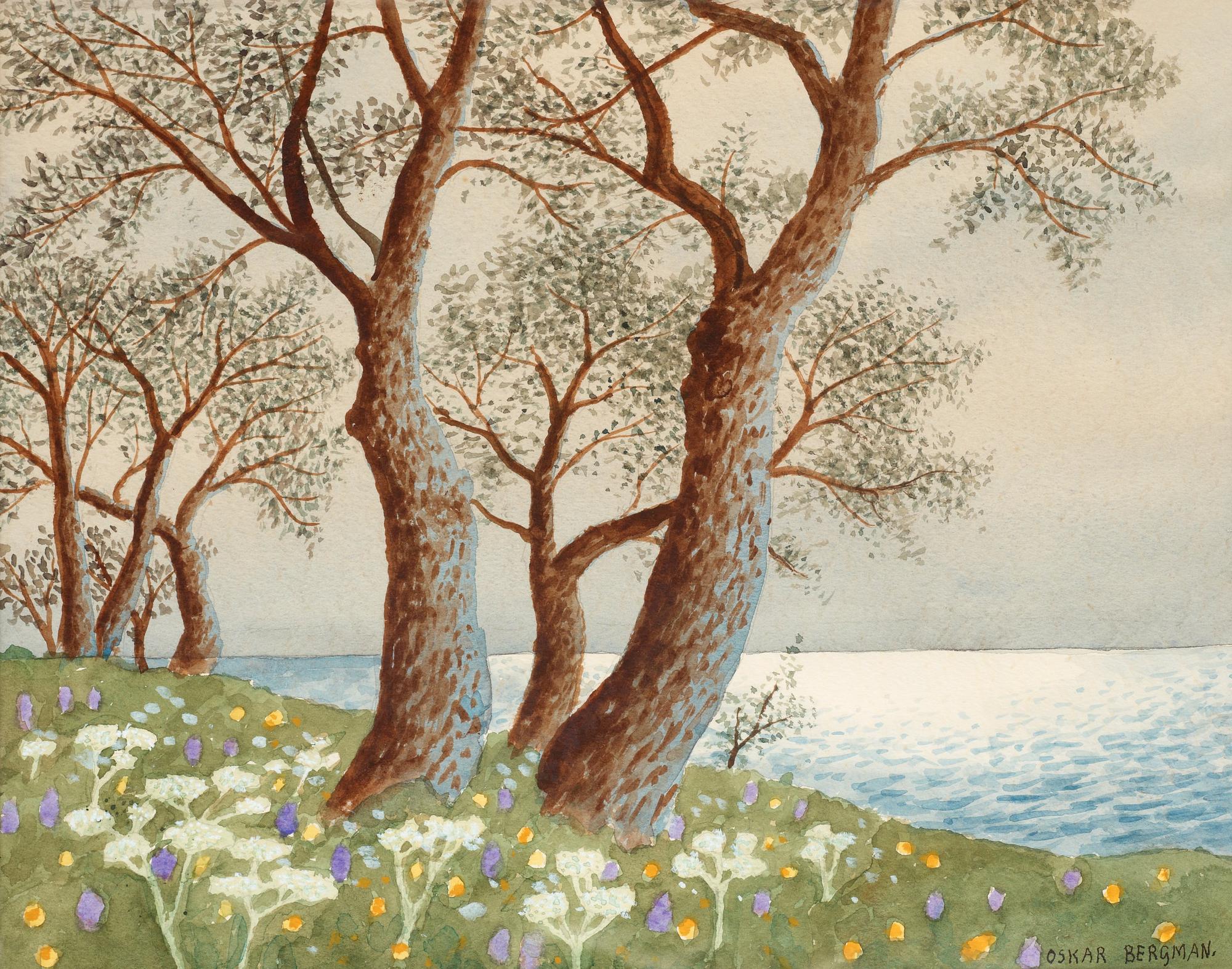 Oskar Bergman, "Pilar" (Willow trees).