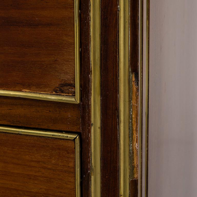 A late Gustavian late 18th century writing commode.