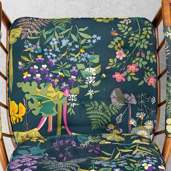 Kerstin Hörlin-Holmquist, armchairs a pair, "Skrindan", OPE-Möbler, second half of the 20th century.