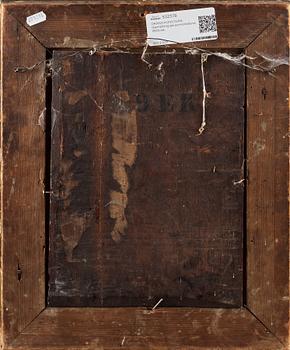 OKÄND KONSTNÄR, oljemålning på pannå. Holland, 1800-tal.
