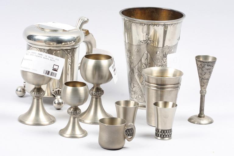 PARTI TENN, 14 delar, bla TESI, 1900-talets andra hälft.