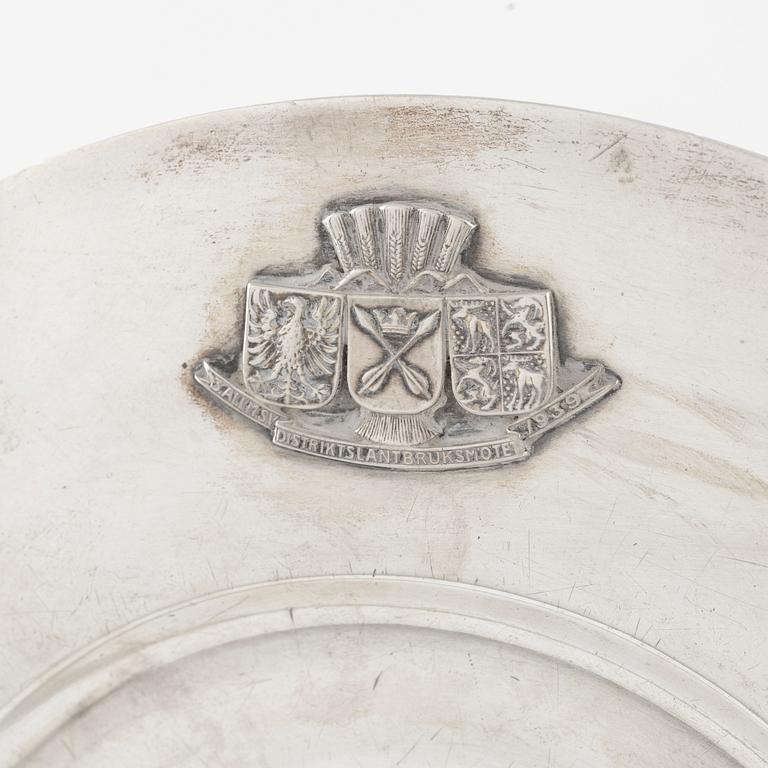 Borgila, fat, sterlingsilver.