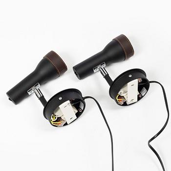 Sänglampor, ett par, "Talk", Marge Arkitekter för Örsjö Belysning.