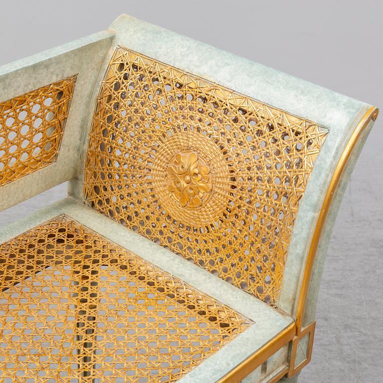A 20th century Louis XVI-style bench.