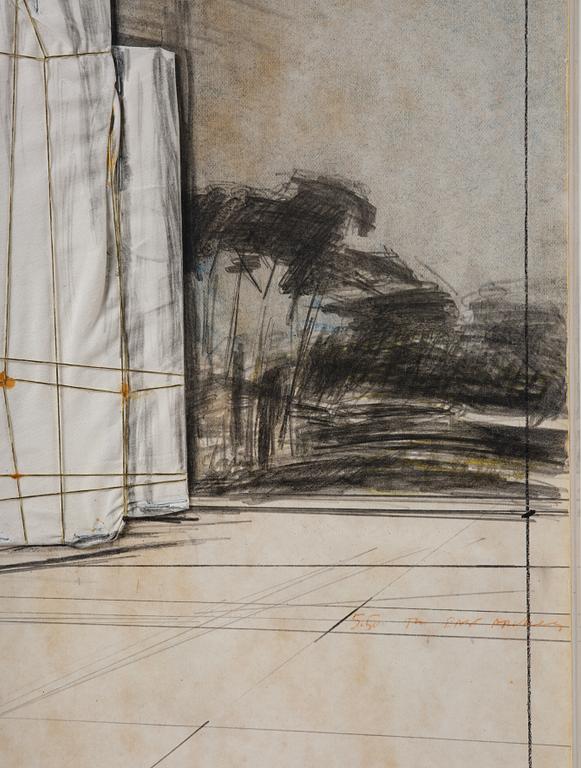 Christo Vladimirov Javacheff, "The Wall / Project for a Wrapped Roman Wall".
