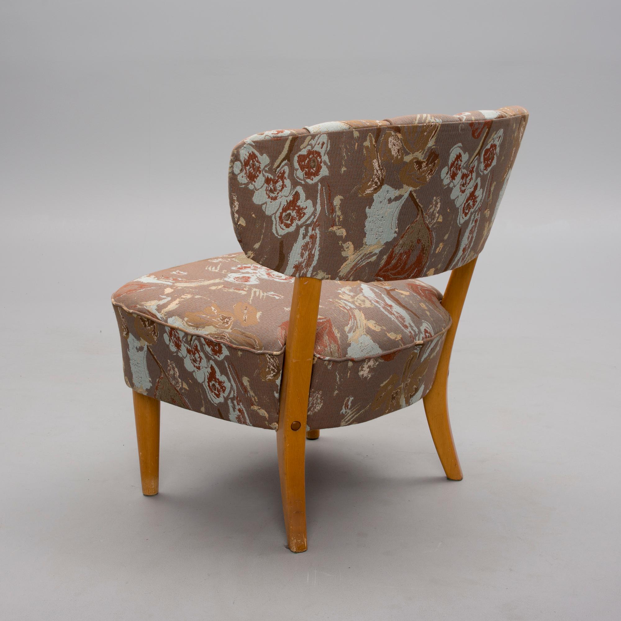 FÅTÖLJ, Lisa-Johansson-Pape, Keravan Puusepät, 1940-luku.