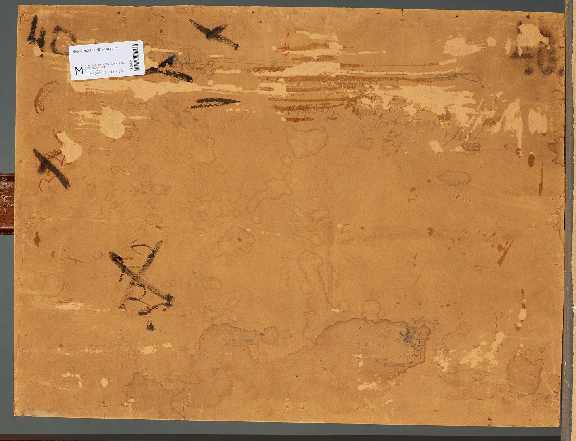 Sigrid Hjertén, Kornhamnstorg.