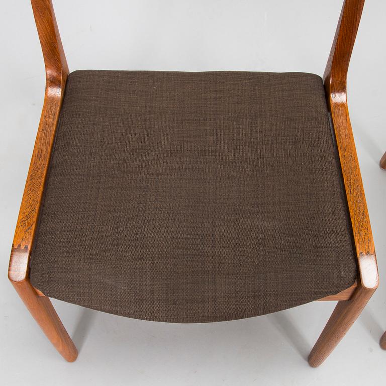 Vilhelm Wohlert, Four chairs for Poul Jeppesen, mid-20th century.