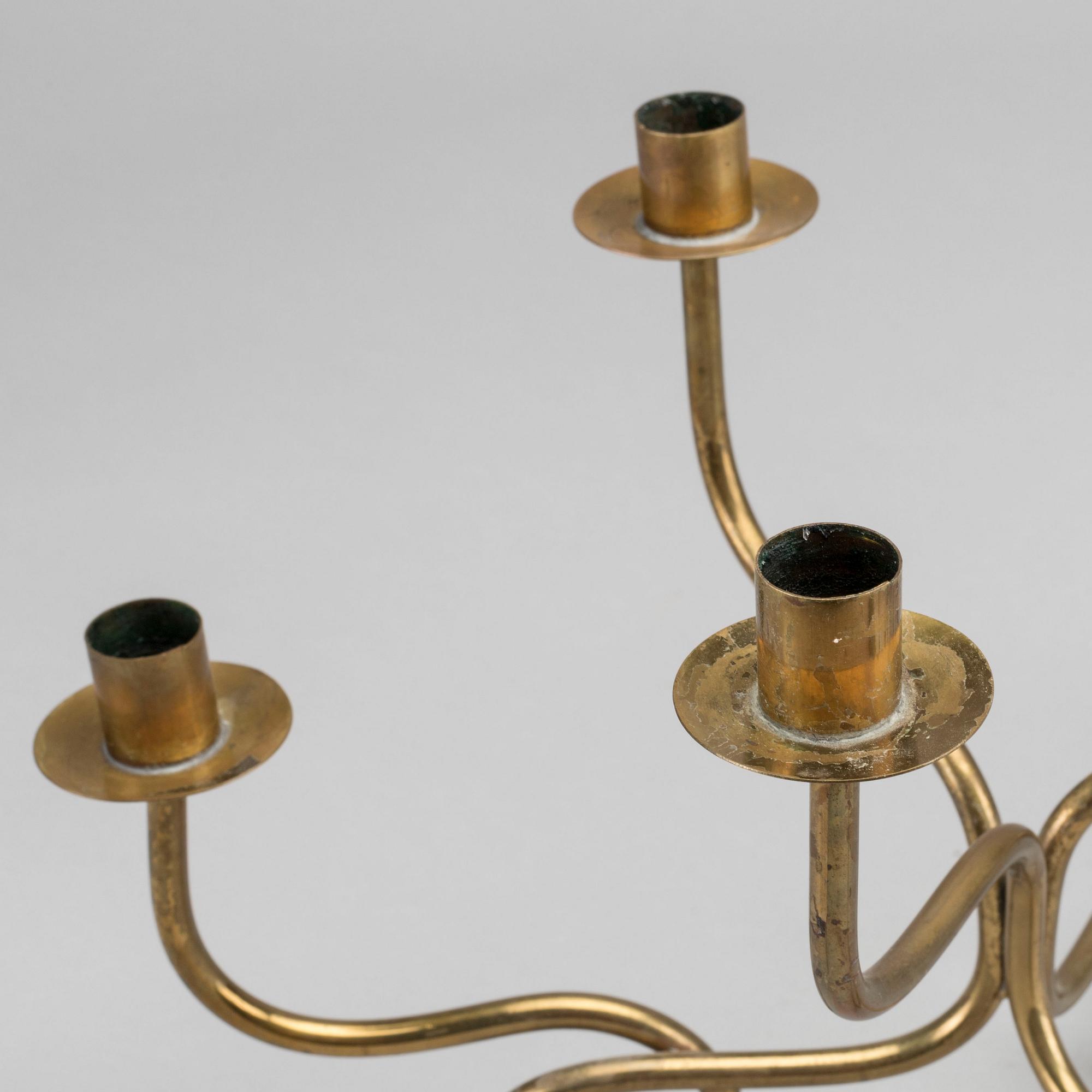 JOSEF fRANK - CANDELABRA, a pair, for Firma Svenskt Tenn, Stockholm Sweden.