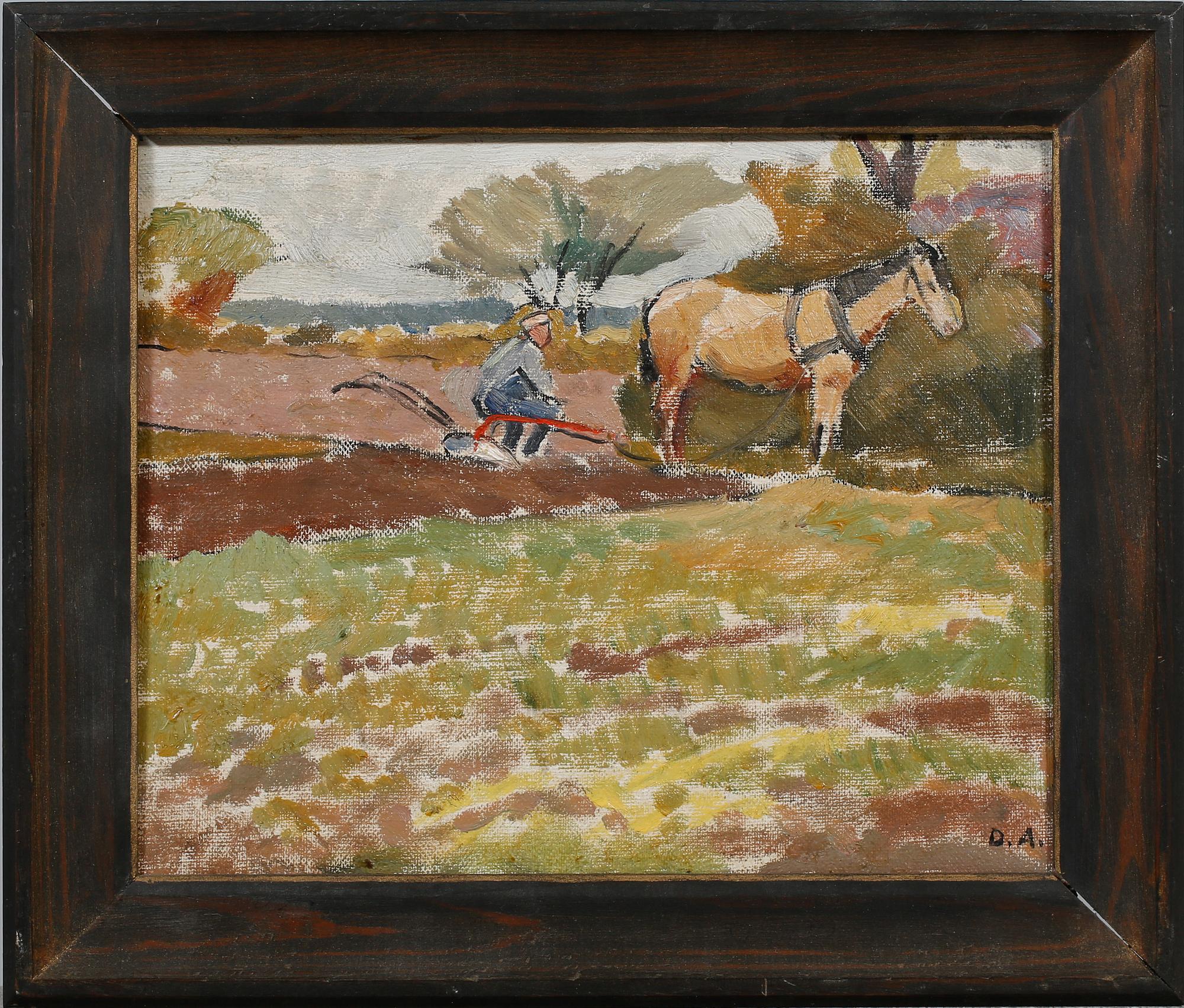 DAVID AHLQVIST, olja på duk, monogramsignerad.