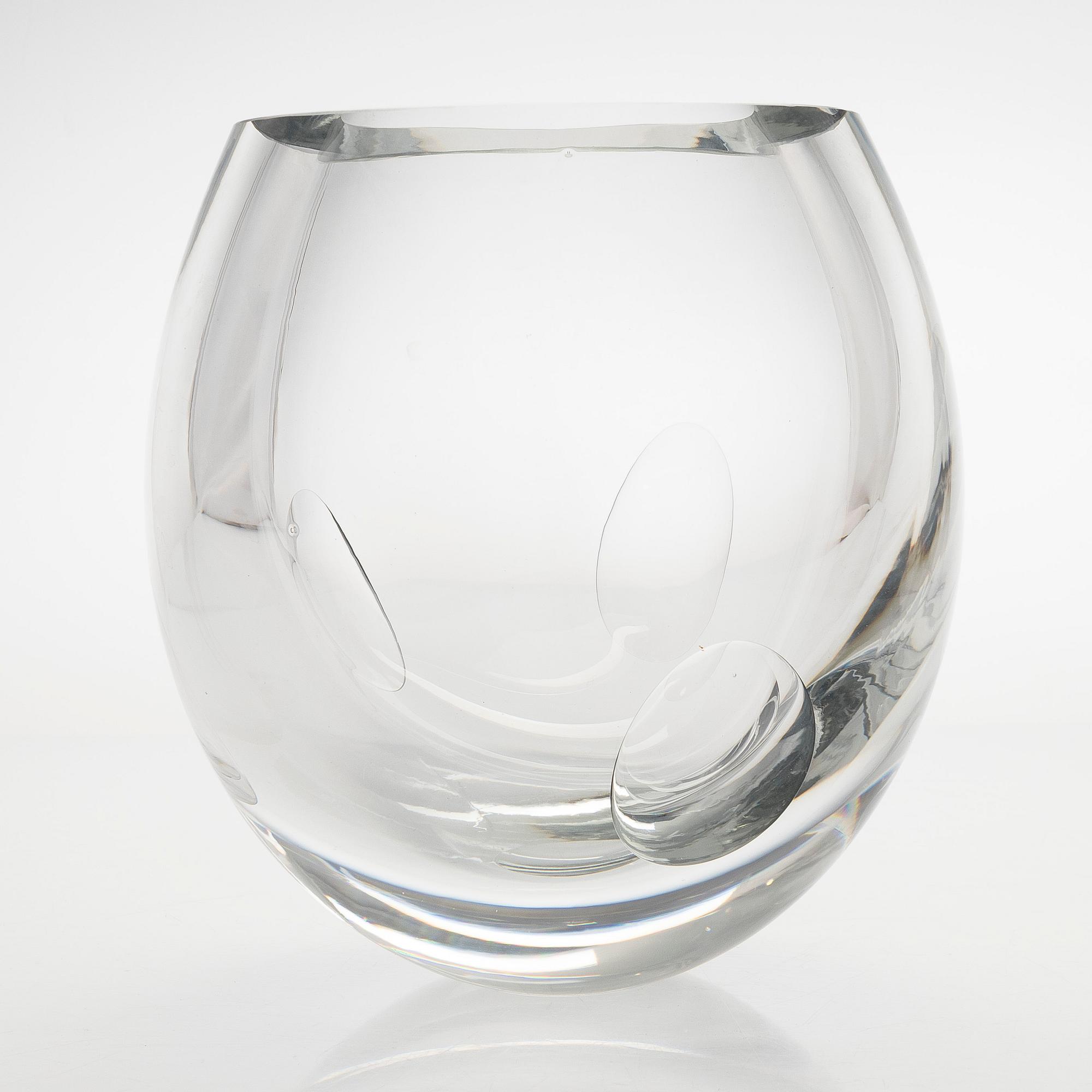 Timo Sarpaneva, glasskulptur, "Claritas", signerad Timo Sarpaneva Iittala 1984 68C.