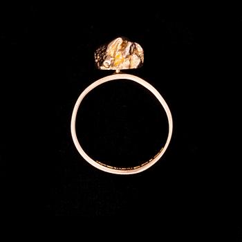 RING, guld 14K, Lapponia, Björn Weckström, 1972. Vikt 3,0 g.