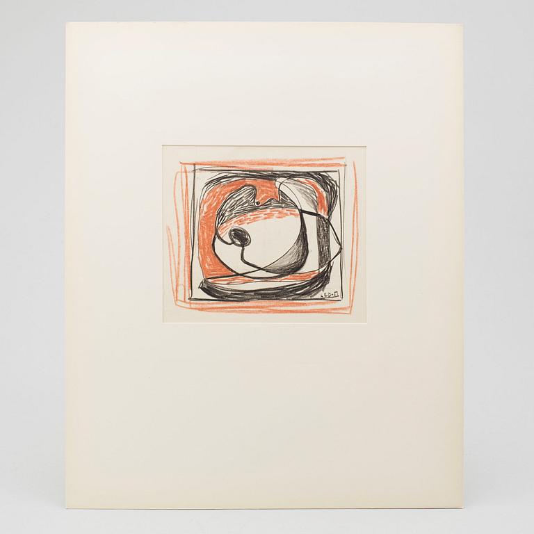 LARS ENGLUND, Chalk drawing, signed and dated -51.