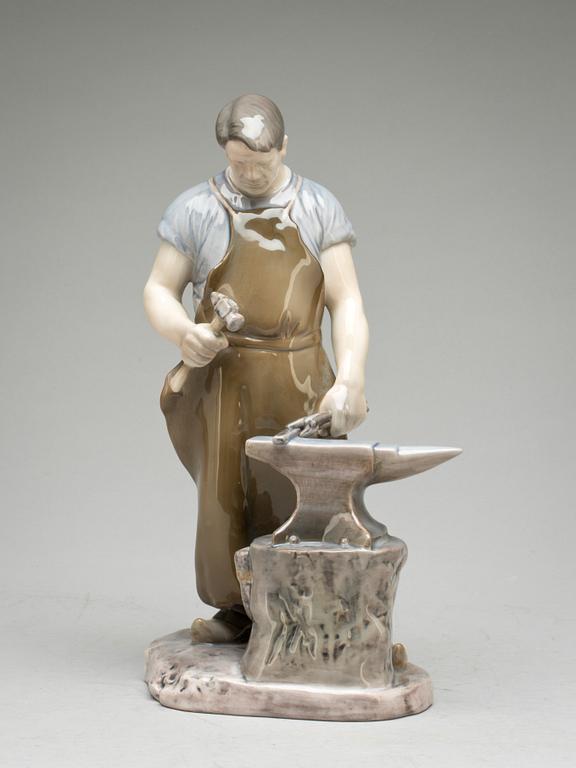 FIGURIN, porslin, Axel Locher, Bing & Gröndahl, Danmark.
