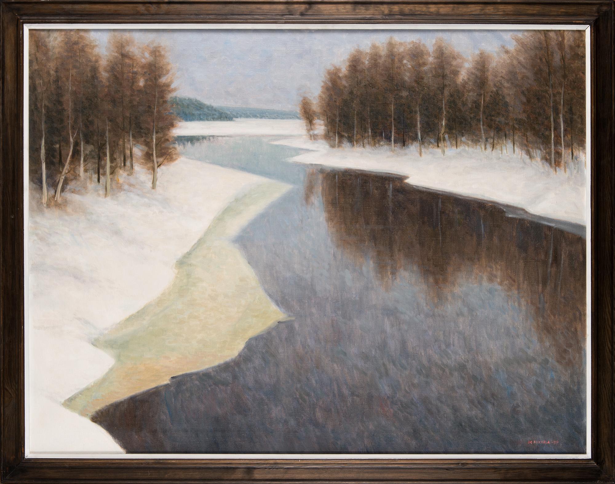 Matti Mikkola, oil on canvas, signed and dated 1979.