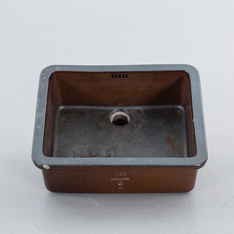 HANDFAT/VASK , saltglaserat stengods, Höganäs, 1900-talets första hälft.