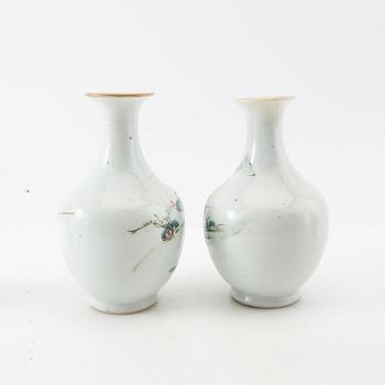 Vaser/Urnor 7 st Kina 18-1900-tal porslin.