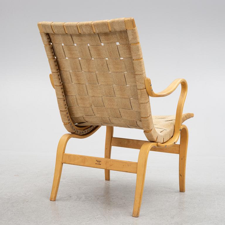 Bruno Mathsson, an 'Eva' armchair, Firma Karl Mathsson, Värnamo, 1962.