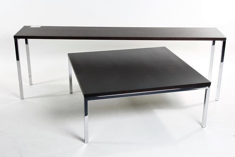 SIDEBOARD samt SOFFBORD. Design Patrizia Moroso, Italien.