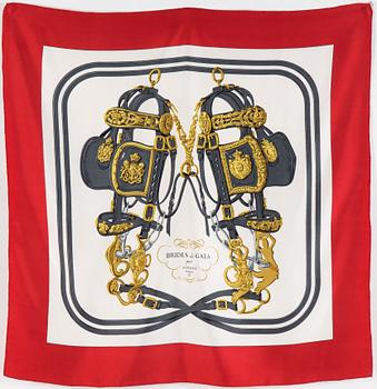 A silkscarf by Hermès, "Brides de gala".