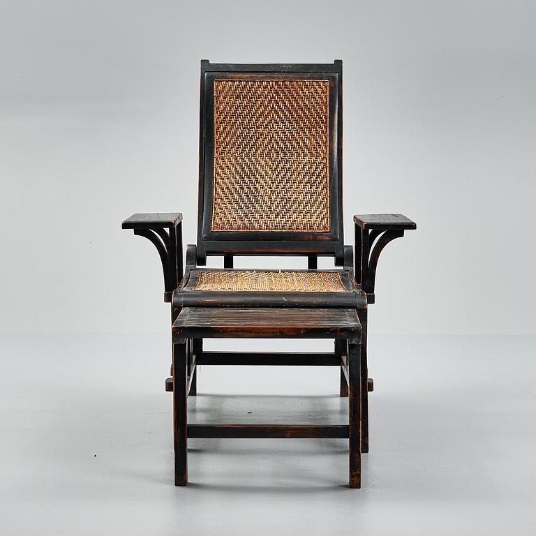 Deck chair, possibly China, 20th century.