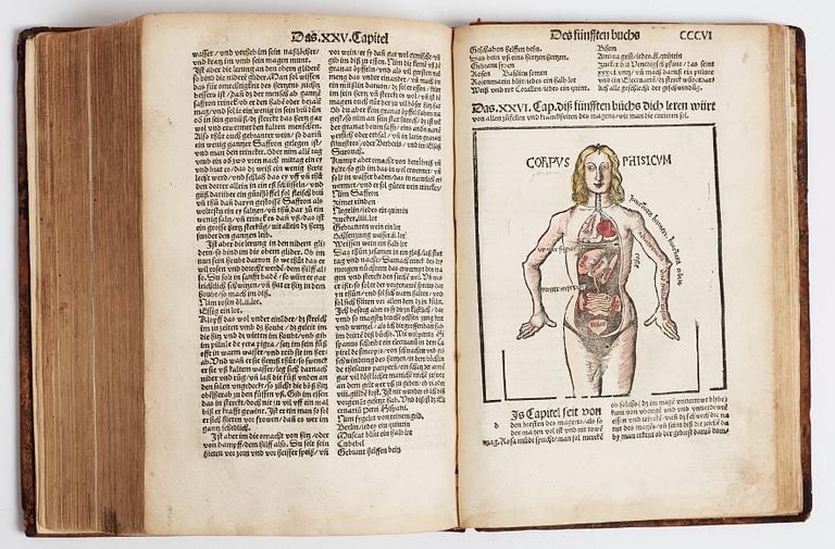 HIERONYMUS BRAUNSCHWEIG, Liber de arte Distillandi de Compositis.., Strasbourg 1512-14.
