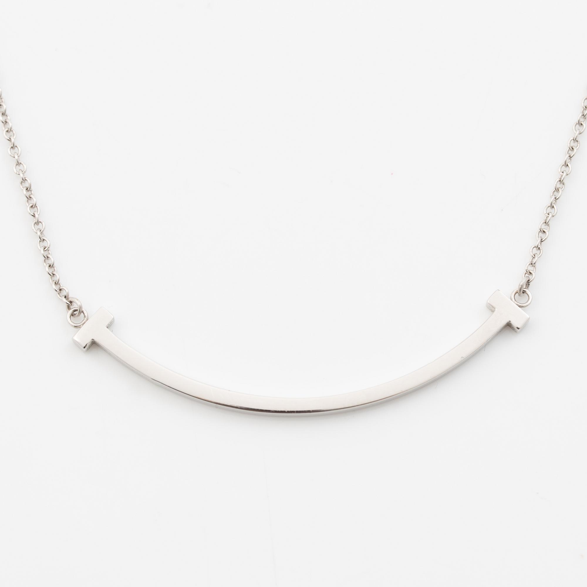 Necklace, Tiffany & Co, “Smile”, 18K white gold.