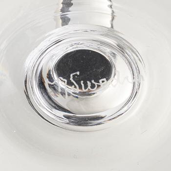 Mats Jonasson, a cup and two glass scukptures, "Safari", Målerås, Sweden.