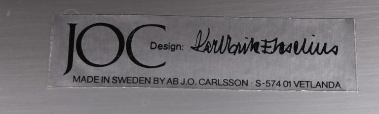 FÅTÖLJER, 1 par, "Mondo", JOC, Karl-Erik Ekselius, 1900-talets andra hälft.