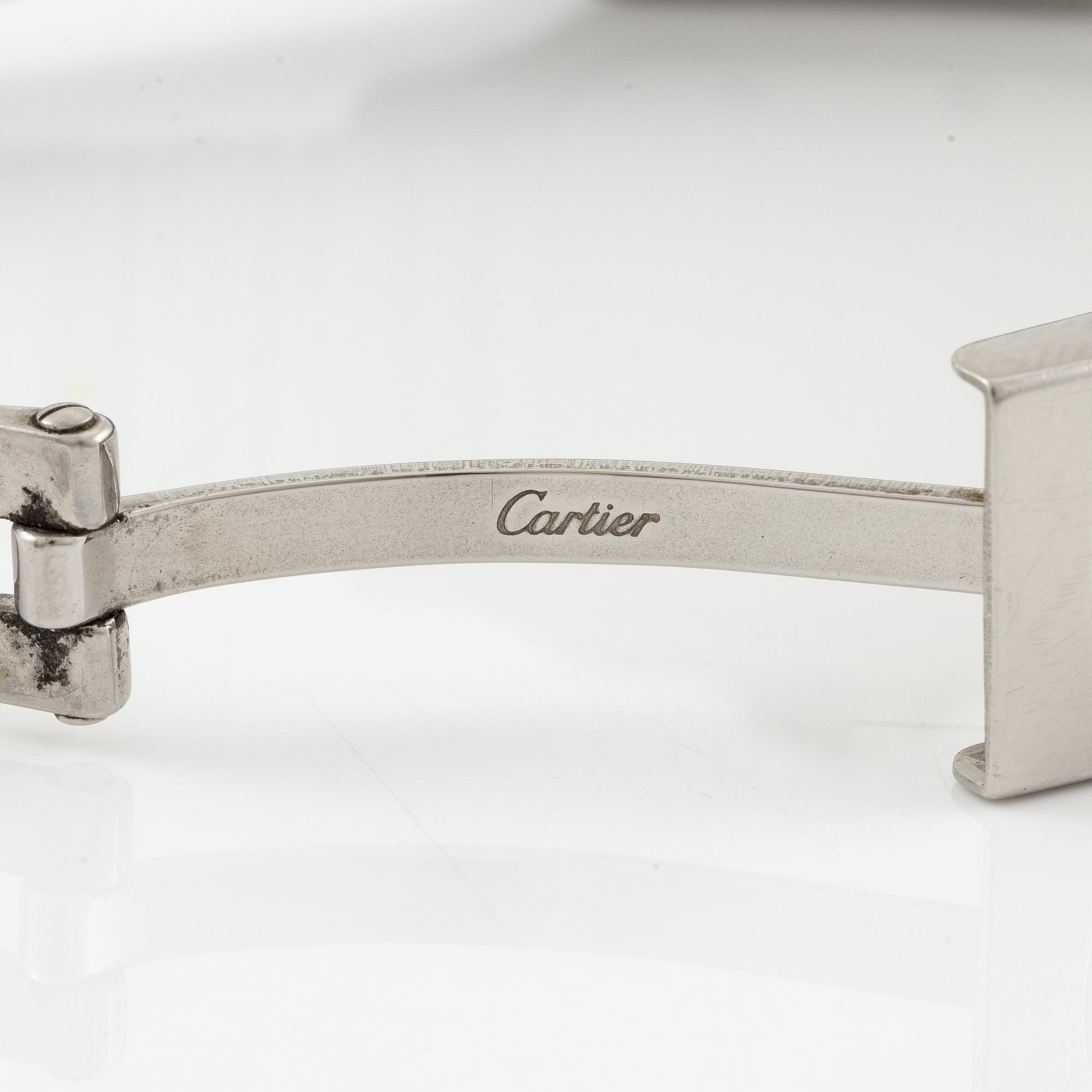 Cartier, Santos Galbée, armbandsur, 29 x 29 (41) mm.