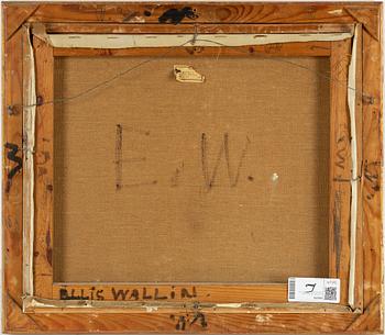 Ellis Wallin, oil on canvas, signed and dated 1934.
