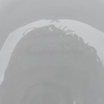 OIVA TOIKKA, FÅGEL, glas, signerad O. Toikka Nuutajärvi.