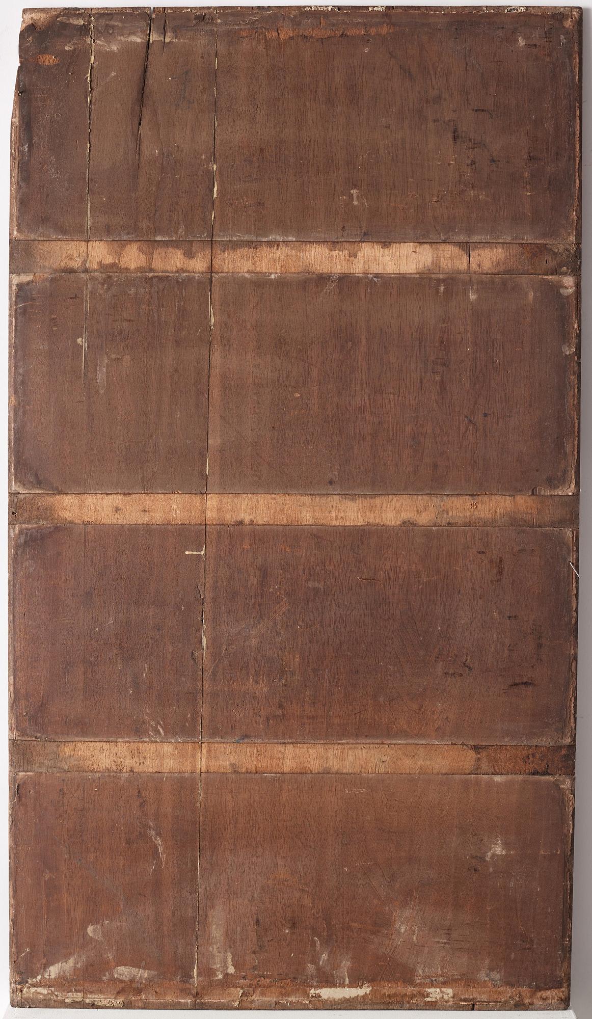 A set of three Chinsese hardwood panels, Qing dynasty.