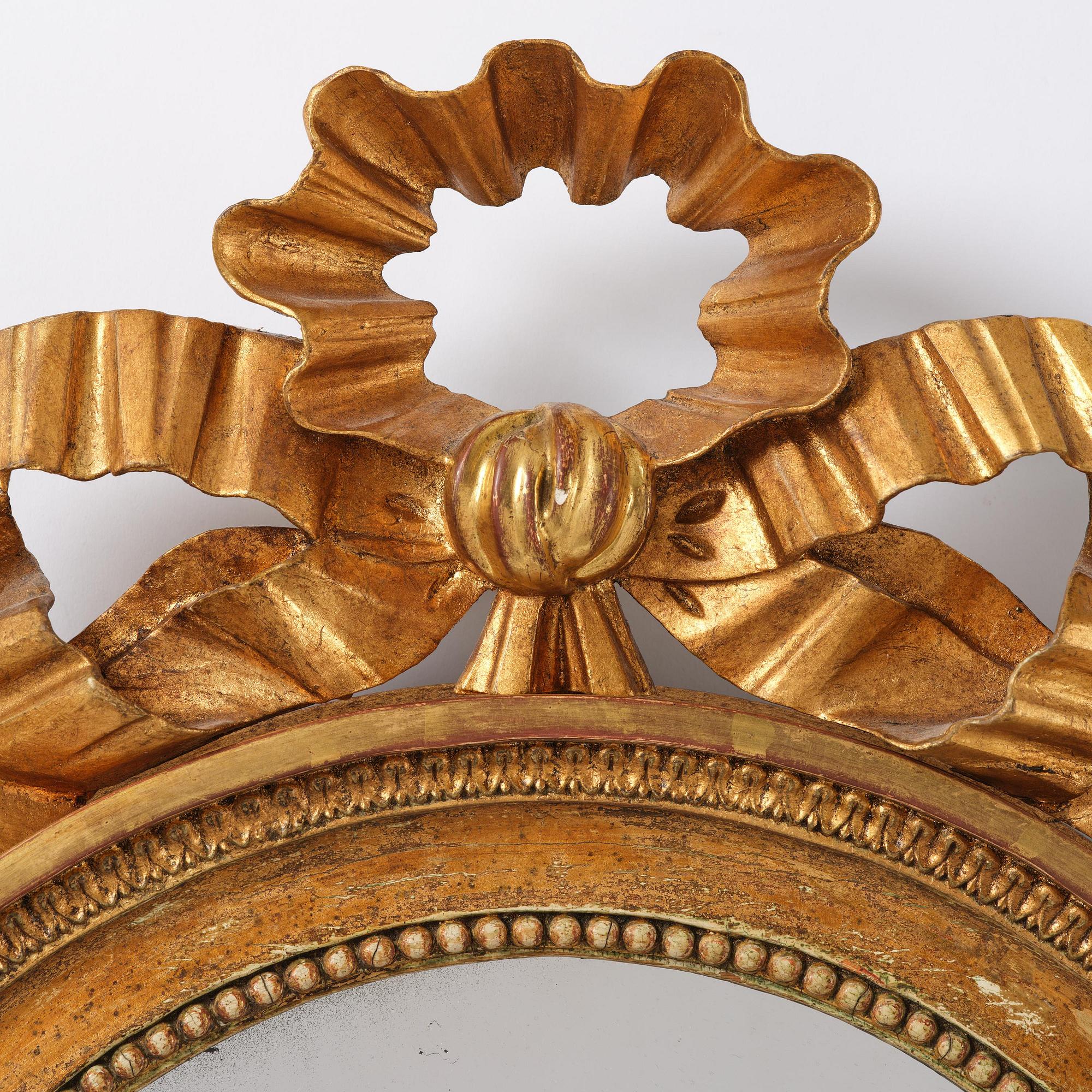 Spegellampett, för två ljus, Stockholmsarbete, sent 1700-tal, Gustaviansk.