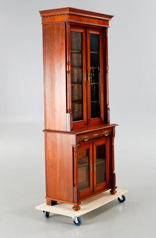 A book vitrine, late 19th century.