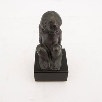 Carl-Einar Borgström,  signed metal sculpture.