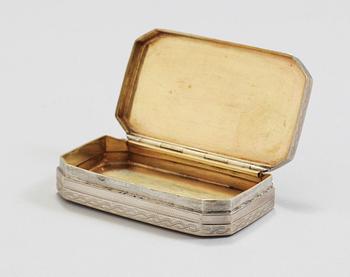 SNUSDOSA, av Stephan Westerstråhle, Stockholm 1808.