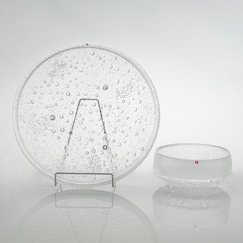 Tapio Wirkkala, an 'Ultima Thule' 14-piece glassware set for Iittala. Designed in 1968.