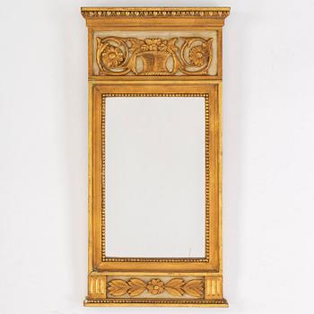 A gustavian style mirror, 20th Century.