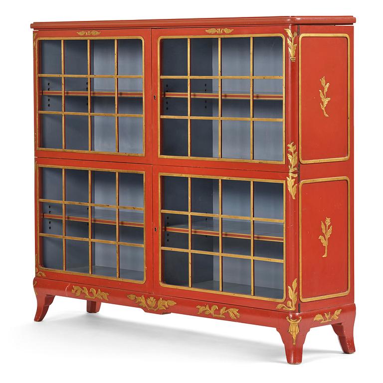Carl Malmsten, a Swedish Grace showcase cabinet, cabinetmaker Albin Johansson, Stockholm, for Villa Kvikkjokk, 1928.