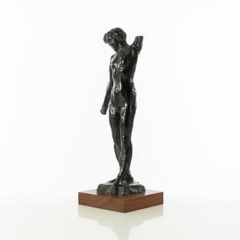 Gudmar Olovson, sculpture. Signed. Numbered. Foundry marl Brons, total height 43 cm, längd 17 cm.