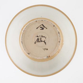 Carl-Harry Stålhane, stort skålfat, stengods, Designhuset.