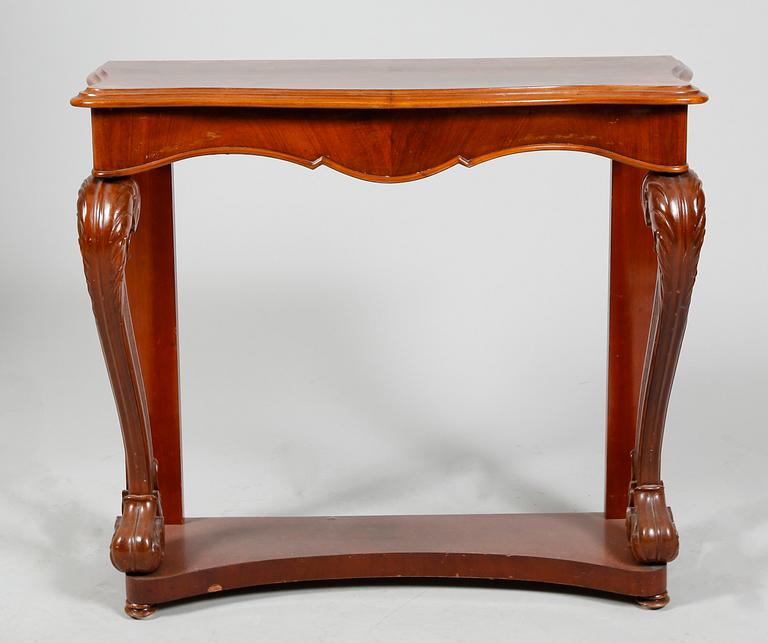 SPEGEL MED KONSOLBORD, sent 1800-tal.